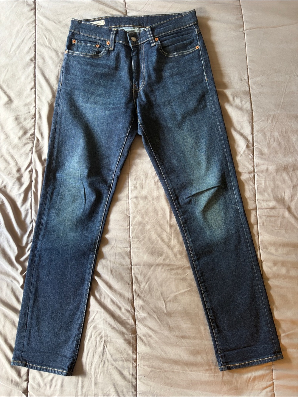 Levi’s 511 Men's Dark Blue Denim Jeans - Classic Straight Fit 31x32